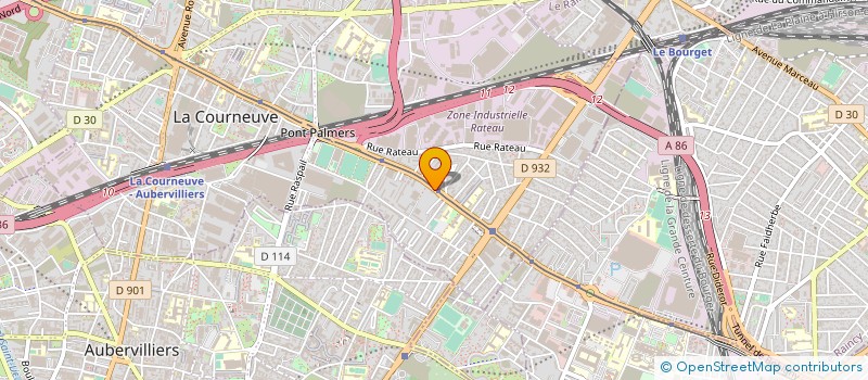 localisation de l'entreprise MONSIEUR MOSTAFA AJDIR à LA COURNEUVE
