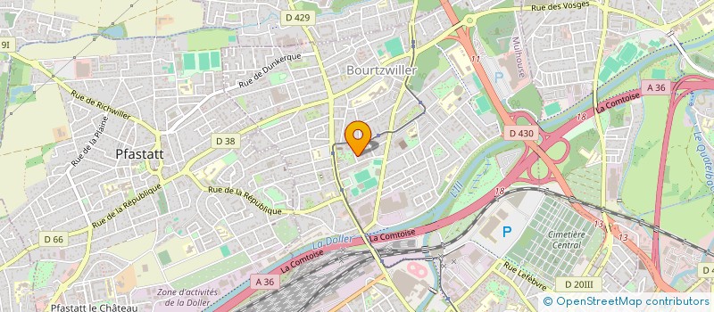 localisation de l'entreprise MONSIEUR MOSTAFA ALI  MULHOUSE