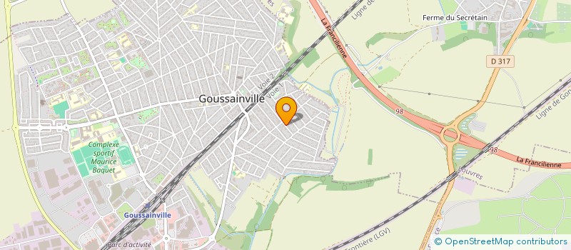 localisation de l'entreprise MONSIEUR MOSTAFA BECHROURI à GOUSSAINVILLE