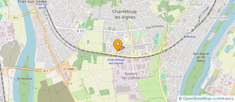 localisation de l'entreprise MONSIEUR MOSTAFA BEKKAOUI à CHANTELOUP-LES-VIGNES