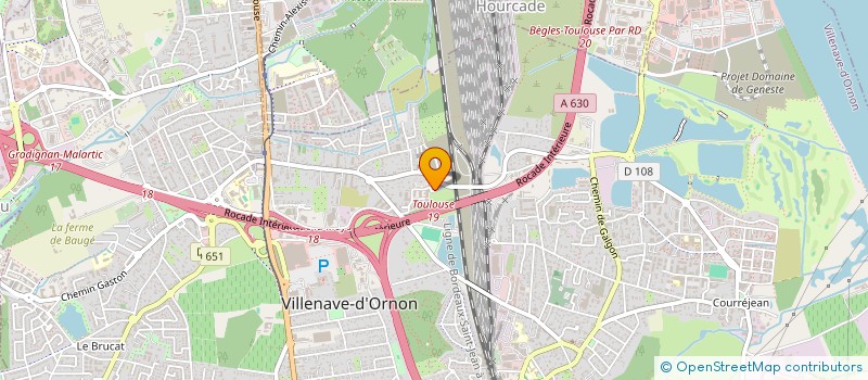 localisation de l'entreprise MONSIEUR MOSTAFA BOUBCHIR  VILLENAVE-D'ORNON