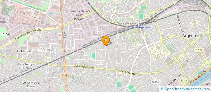 localisation de l'entreprise MONSIEUR MOSTAFA CHAHARJOUEE MOGHADDAM à ARGENTEUIL