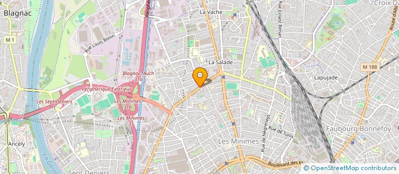 localisation de l'entreprise MONSIEUR MOSTAFA CHENNOUF à TOULOUSE