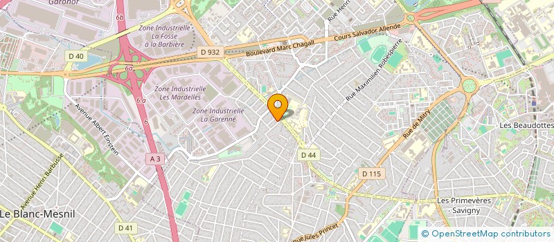 localisation de l'entreprise MONSIEUR MOSTAFA CHENOUFI à AULNAY-SOUS-BOIS