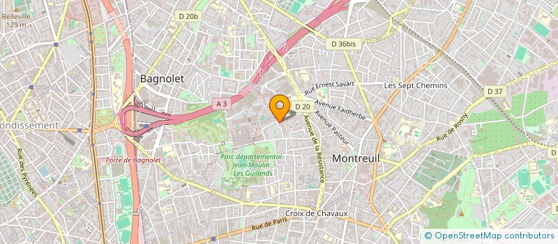 localisation de l'entreprise MONSIEUR MOSTAFA CHQOUBI à MONTREUIL