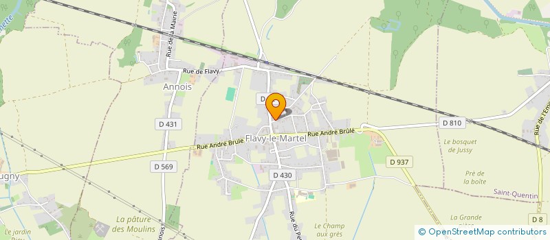 localisation de l'entreprise MONSIEUR MOSTAFA ECHCHIBEL à FLAVY-LE-MARTEL