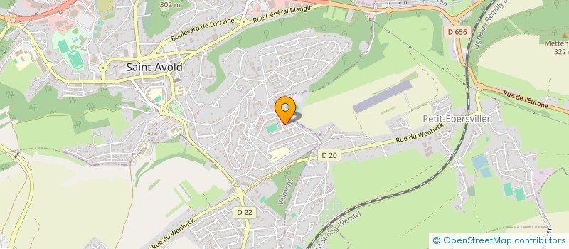 localisation de l'entreprise MONSIEUR MOSTAFA EDDIB  SAINT-AVOLD