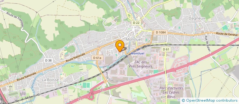 localisation de l'entreprise MONSIEUR MOSTAFA EL BOROMI  MONTLUEL