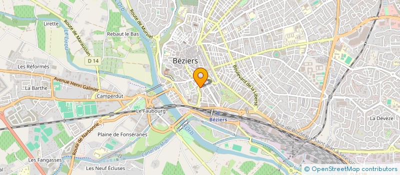 localisation de l'entreprise MONSIEUR MOSTAFA EL HOSNI  BEZIERS