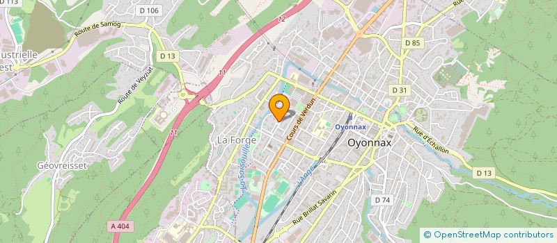 localisation de l'entreprise MONSIEUR MOSTAFA ELANSARI à OYONNAX