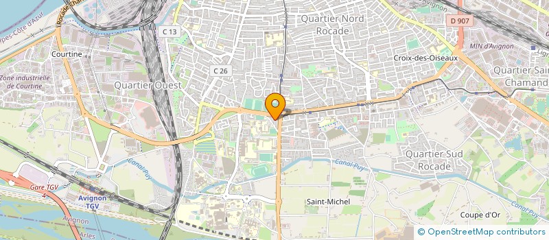 localisation de l'entreprise MONSIEUR MOSTAFA GAROUCHE à AVIGNON