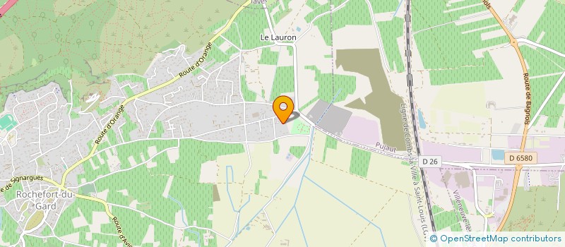 localisation de l'entreprise MONSIEUR MOSTAFA HADAOUI  ROCHEFORT-DU-GARD