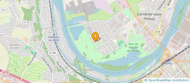 localisation de l'entreprise MONSIEUR MOSTAFA HAMMAOUI  CARRIERES-SOUS-POISSY