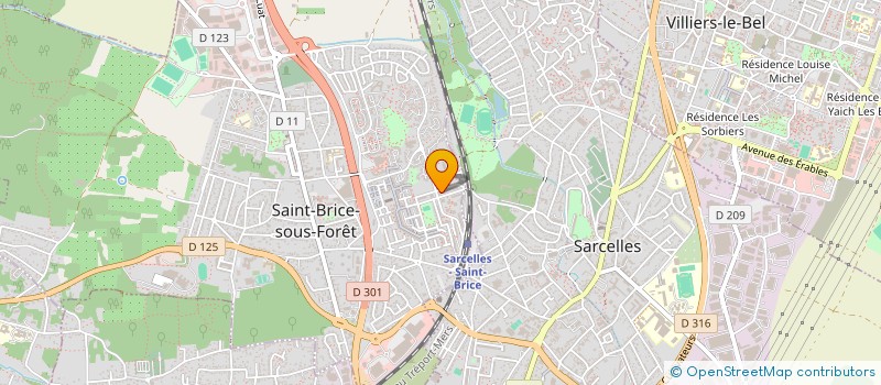 localisation de l'entreprise MONSIEUR MOSTAFA HYANI  SAINT-BRICE-SOUS-FORET