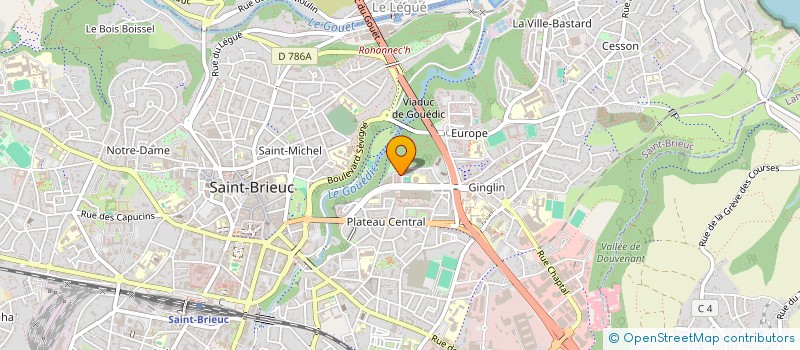 localisation de l'entreprise MONSIEUR MOSTAFA KERROUM à SAINT-BRIEUC