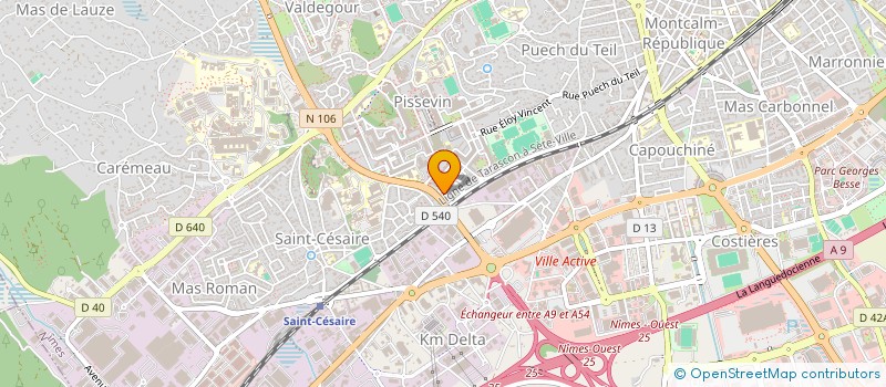 localisation de l'entreprise MONSIEUR MOSTAFA LAMKADMI  NIMES