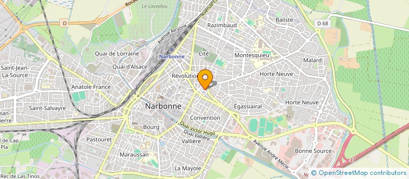 localisation de l'entreprise MONSIEUR MOSTAFA MAHDAOUI  NARBONNE