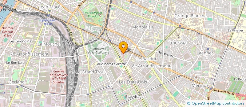 localisation de l'entreprise MONSIEUR MOSTAFA MELLAK  LYON