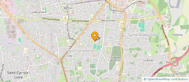 localisation de l'entreprise MONSIEUR MOSTAFA MOSAWI  TOURS