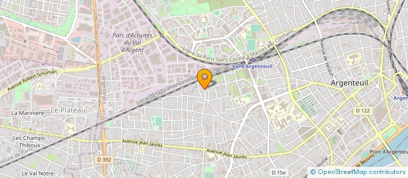 localisation de l'entreprise MONSIEUR MOSTAFA MOUZOURI  ARGENTEUIL