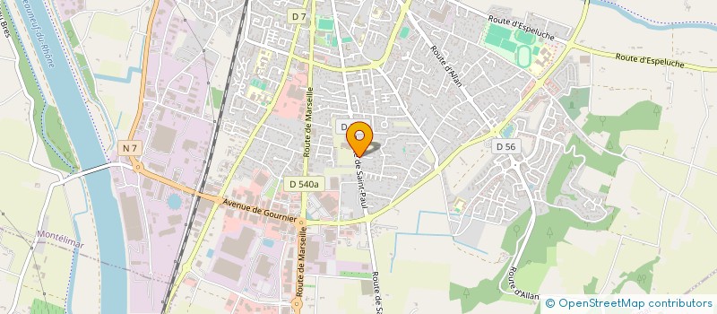 localisation de l'entreprise MONSIEUR MOSTAFA NAICH  MONTELIMAR