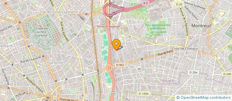 localisation de l'entreprise MONSIEUR MOSTAFA RAMEZANI à BAGNOLET