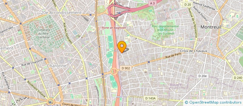 localisation de l'entreprise MONSIEUR MOSTAFA RAMEZANI à BAGNOLET