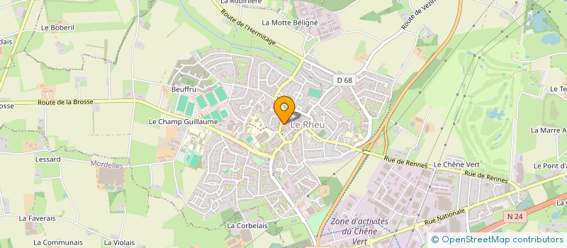 localisation de l'entreprise MONSIEUR MOSTAFA SKOUTA  LE RHEU