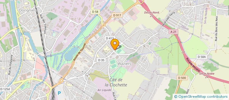 localisation de l'entreprise MONSIEUR MOSTAFA SOLIMANI  WAZIERS