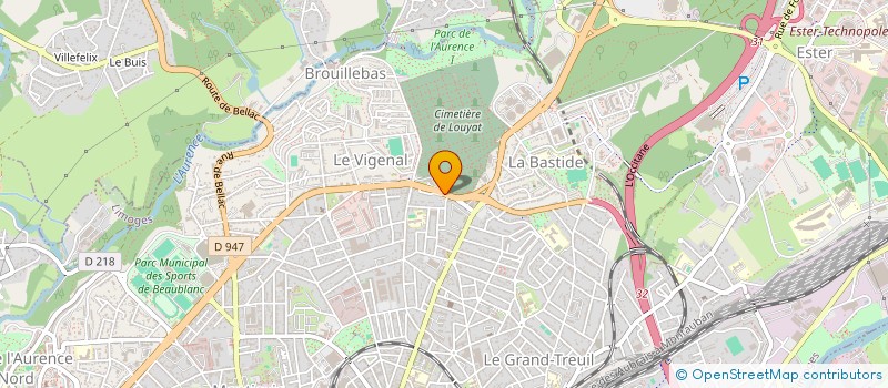 localisation de l'entreprise MONSIEUR MOSTAPHA CHAOUI à LIMOGES