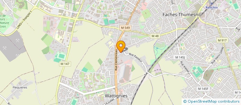 localisation de l'entreprise MONSIEUR MOSTAPHA EL MOUSSAOUI  WATTIGNIES