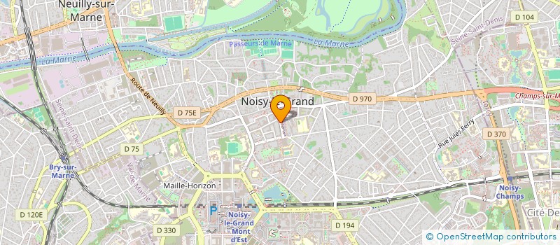 localisation de l'entreprise MONSIEUR MOSTAPHA HISSINE à NOISY-LE-GRAND