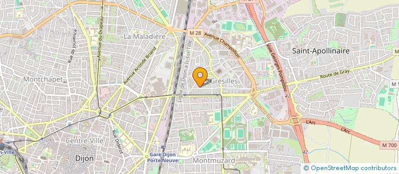 localisation de l'entreprise MONSIEUR MOSTAPHA MEKKI BRIGNON  DIJON