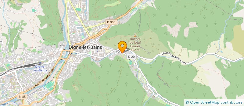localisation de l'entreprise MONSIEUR MOSTEFA ABDELLI à DIGNE-LES-BAINS