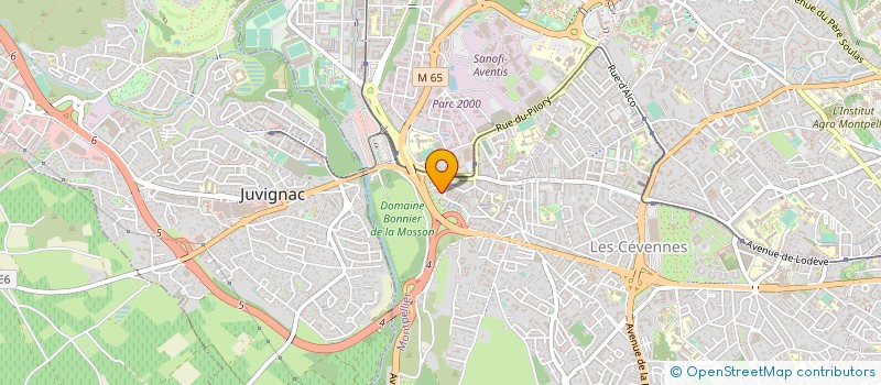localisation de l'entreprise MONSIEUR MOSTEFA AICHOUNE à MONTPELLIER