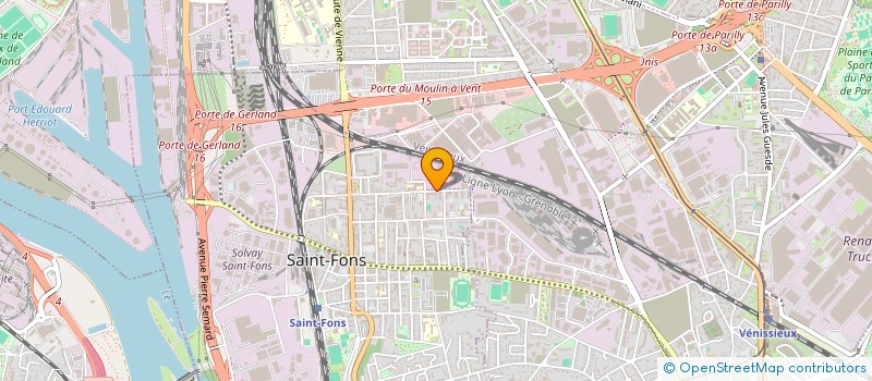localisation de l'entreprise MONSIEUR MOSTEFA BELKACEM  SAINT-FONS