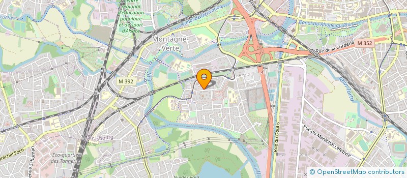 localisation de l'entreprise MONSIEUR MOSTEFA BENADDA à STRASBOURG