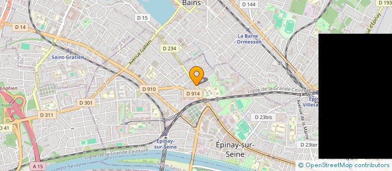 localisation de l'entreprise MONSIEUR MOSTEFA BENSAIM  EPINAY-SUR-SEINE
