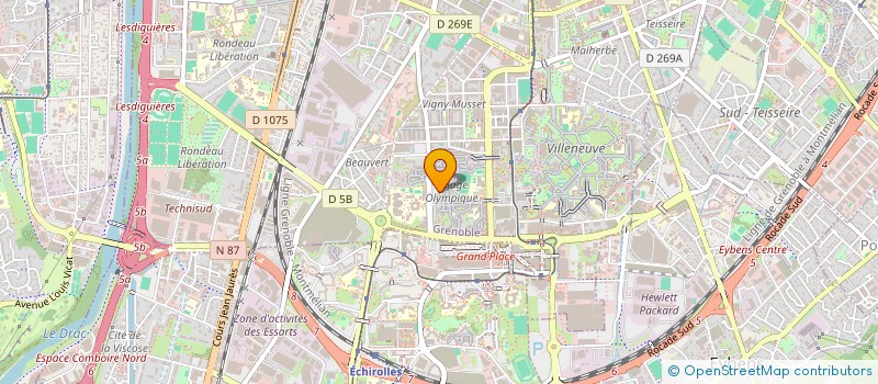 localisation de l'entreprise MONSIEUR MOSTEFA BENYETTOU  GRENOBLE