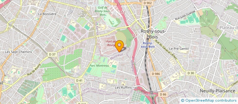 localisation de l'entreprise MONSIEUR MOSTEFA BEY à MONTREUIL