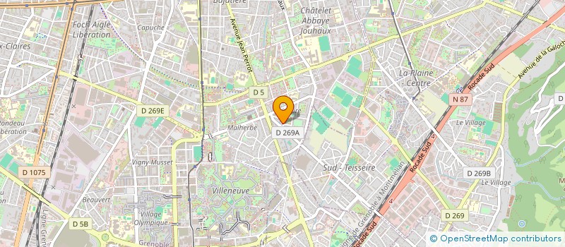 localisation de l'entreprise MONSIEUR MOSTEFA BOUALI YOUCEF  GRENOBLE