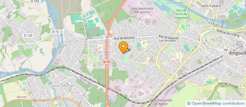localisation de l'entreprise MONSIEUR MOSTEFA FODIL à ANGOULEME