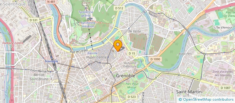 localisation de l'entreprise MONSIEUR MOSTEFA HENNACH à GRENOBLE