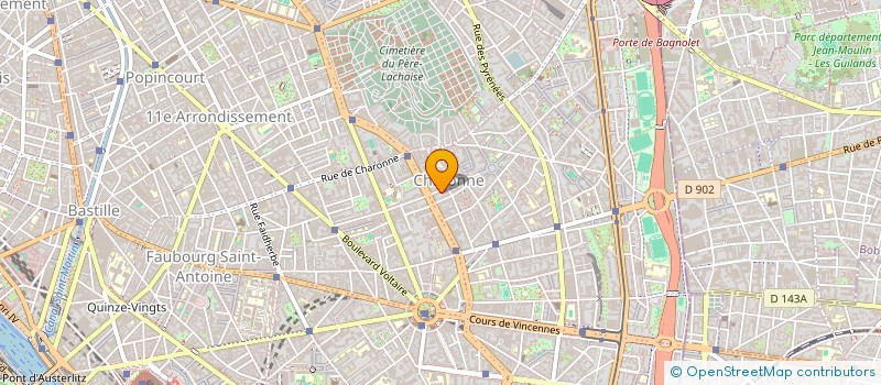 localisation de l'entreprise MONSIEUR MOSTEFA HENNI  PARIS