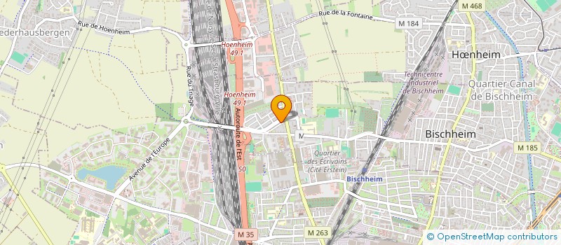 localisation de l'entreprise MONSIEUR MOSTEFA LATRECHE  BISCHHEIM