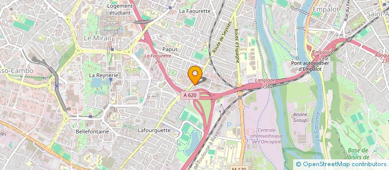 localisation de l'entreprise MONSIEUR MOSTEFA LOUZZANI  TOULOUSE