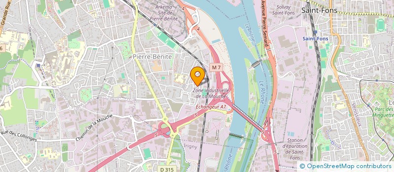 localisation de l'entreprise MONSIEUR MOSTEFA MEKKI  OULLINS-PIERRE-BENITE