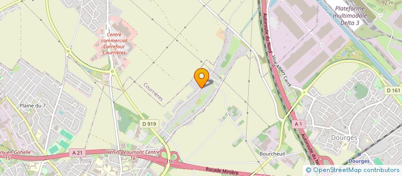 localisation de l'entreprise MONSIEUR MOSTEFA NEKKACHE  HENIN-BEAUMONT