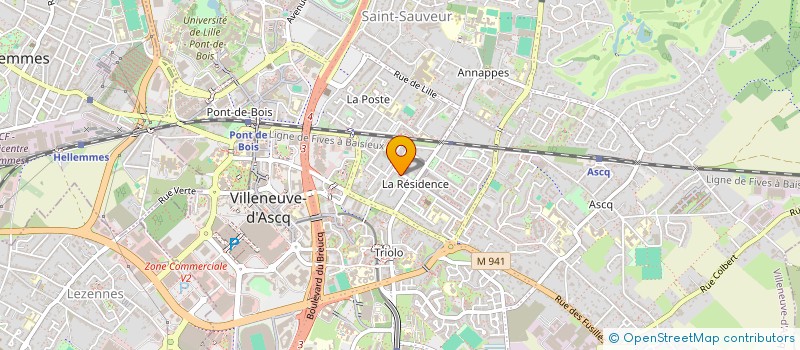 localisation de l'entreprise MONSIEUR MOSTEFA RAHMANIA  VILLENEUVE-D'ASCQ