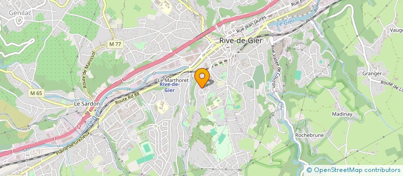 localisation de l'entreprise MONSIEUR MOSTEFA SALHI  RIVE-DE-GIER